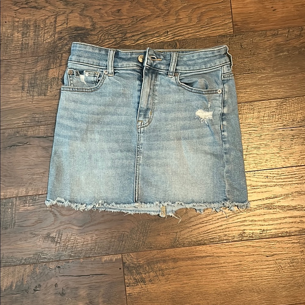 Denim Mini Skirt